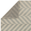 Muse Grey Chevron Rug MU07
