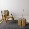 Kuza Plain Stripe Charcoal