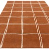 Albany Rug Grid Rust