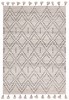 Nepal Grey/Black Diamond Rug