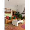 Muse Orange Retro Rug MU13